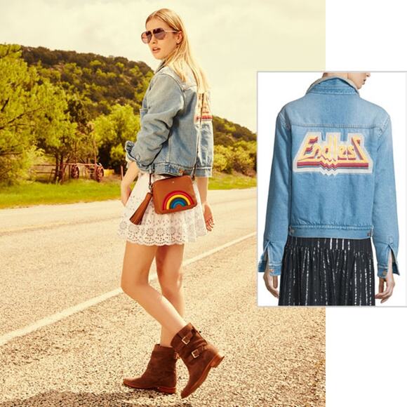 Isabel Marant Etoile 'Endless' Camden Denim Jacket, FR 38/ US 6